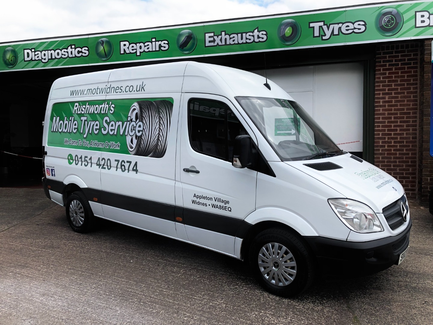 Mobile Tyre Fitting Widnes | Rushworths Auto Repairs Ltd